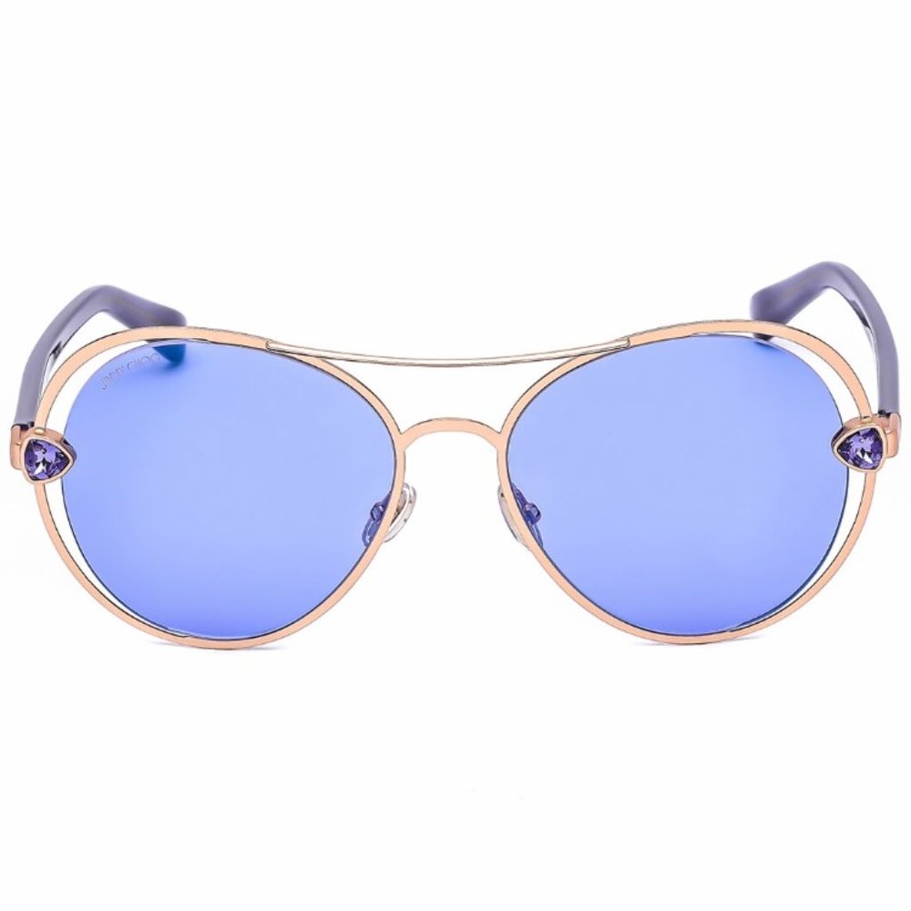JIMMY CHOO SARAH/S Gold Violet Sunglasses - Picture 2 of 6
